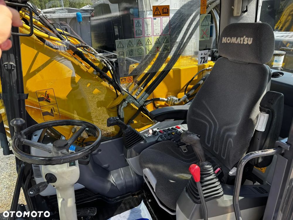 Komatsu PW180 Koparka 19t Kołowa‼️Super Stan Zadbana Stan bardzo dobry. Centralne smarowanie, Klima 2x Osprzęt - 13