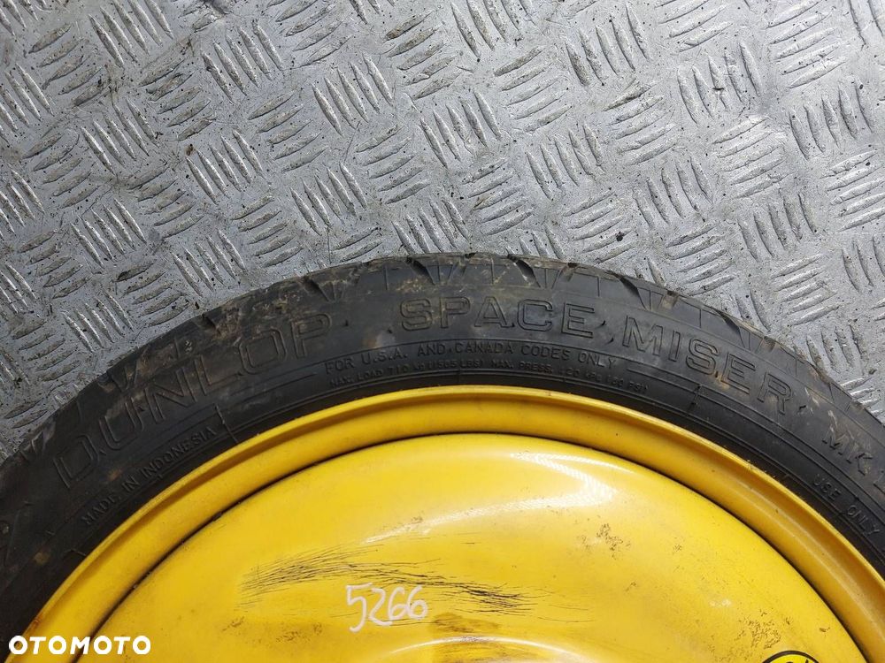 KOŁO DOJAZDÓWKA 5x114,3 4Jx16 FI67,1 125/70R16 2006R DUNLOP MAZDA 5 I CR - 4