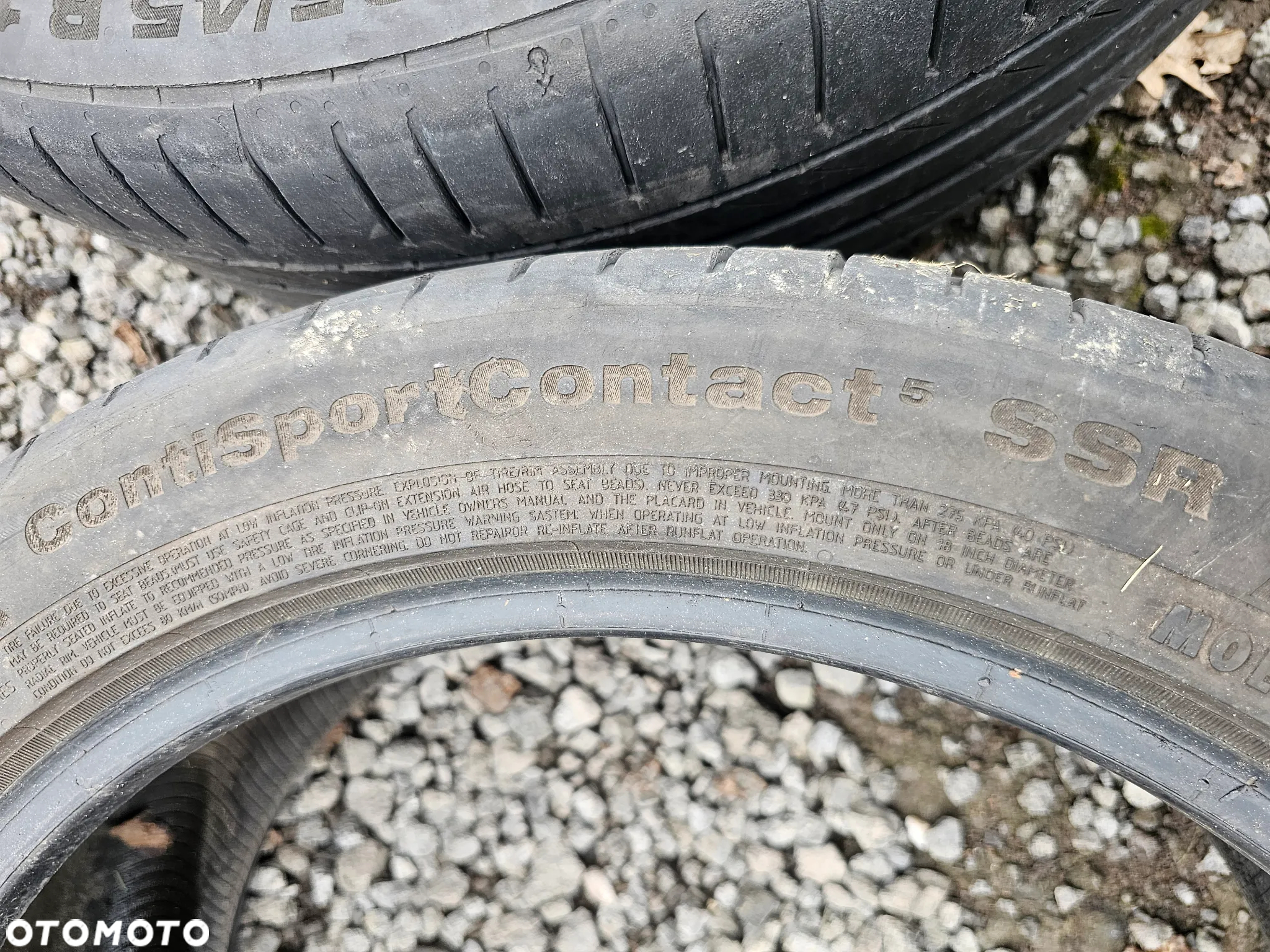 CONTINENTAL 225/45R18 95Y CONTISPORTCONTACT 5 SSR (MOE) (1szt.) (1x4,0) (DOT: 1x3615) L657 - 4