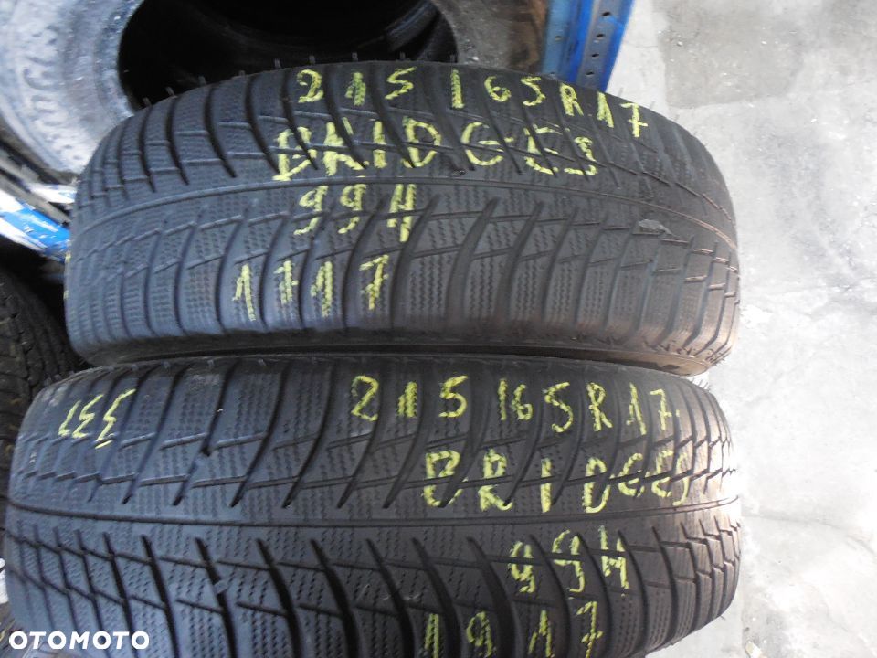 OPONY 215/65R17 BRIDGESTONE BLIZZAK LM 001 DOT 1917 7,4MM - 1