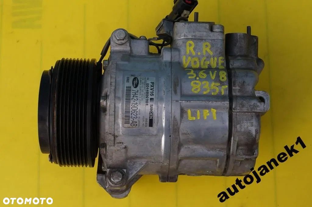 Sprężarka klimatyzacji 7H4219D623AB Vogue lift 3.6 - 1