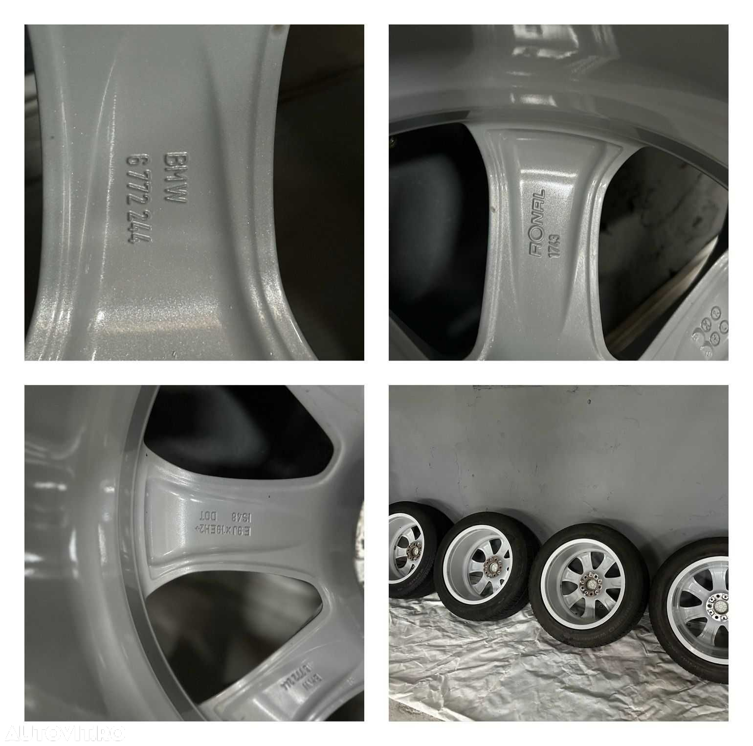 Jante BMW RONAL X5 X6 Cu Anvelope Iarna 255 50 19 // e70 e71 f15 f16 - 5