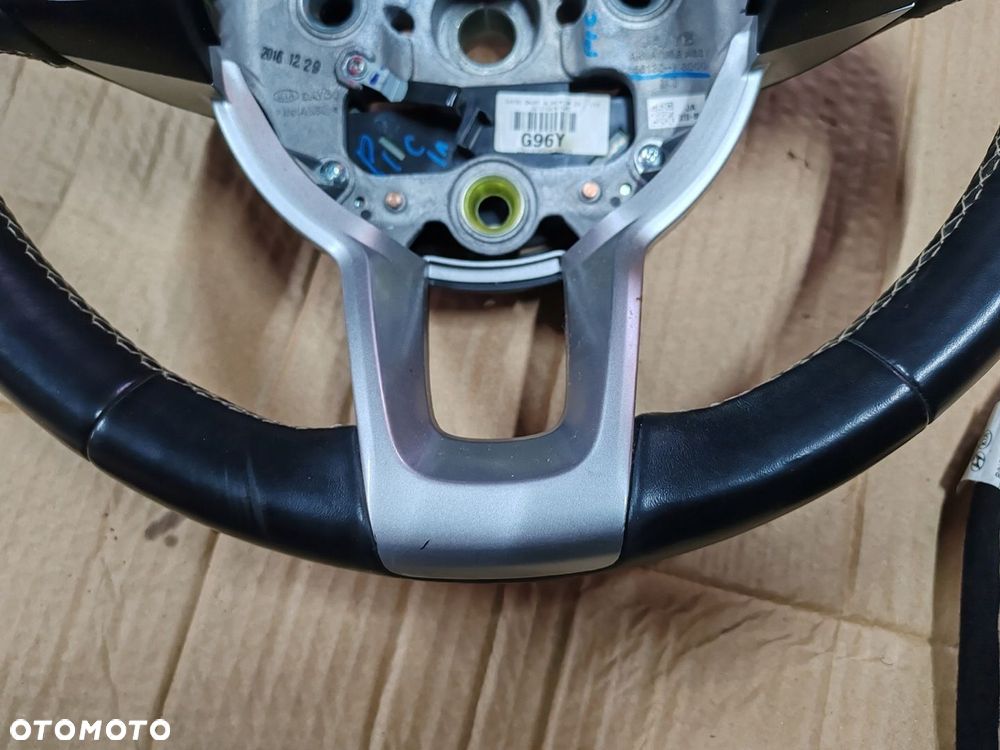 Kierownica skórzana grzana ładny stan 56130-h8000 KIA Picanto III 17- - 8