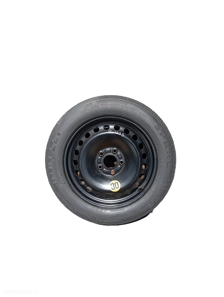 Koło Zapasowe Dojazdowe 125/85 R16 5x108 63,4 Jaguar Volvo Ford Mondeo Mk3 1s71MF - Gwarancja Wysyłka - 1