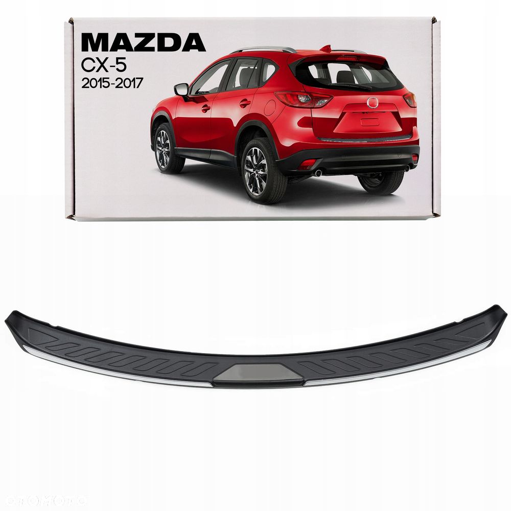 mazda cx-5 2015-2017 po faceliftingu listwa zderzaka czarna abs - 1