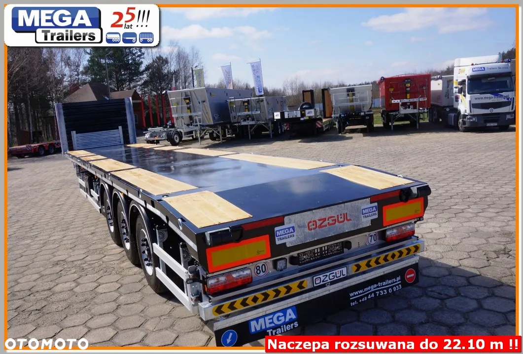 Inny 22,1 m dł. naczepa rozsuwana Full ADR III, MEGA Trailers, UNIWERSALNA !! - 35