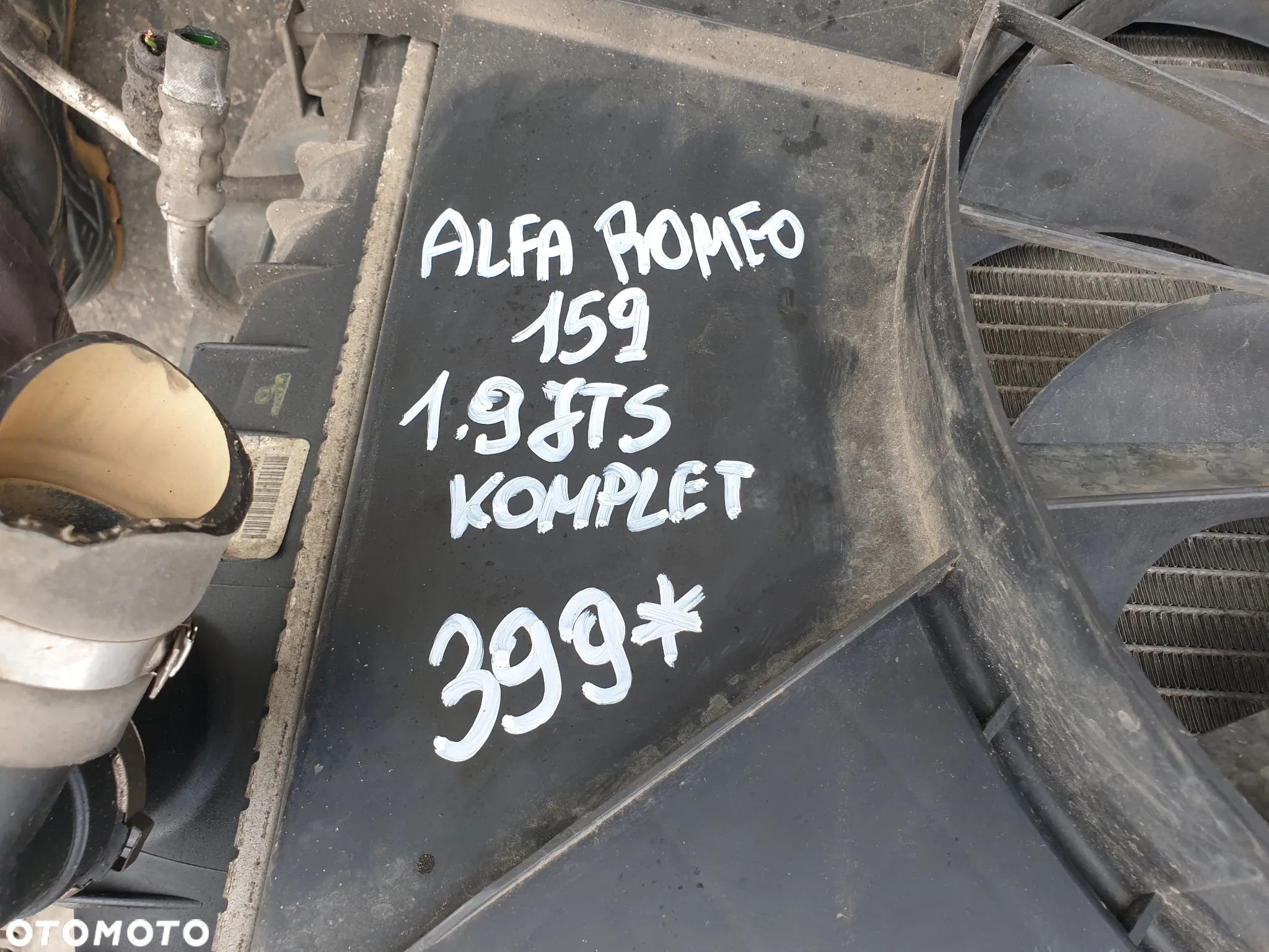 KOMPLET CHŁODNIC ALFA ROMEO 159 1.9 JTS - 9