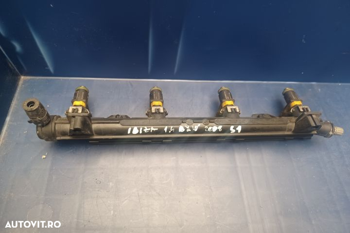 Rampa injectoare 1.4B 036133320 036906031AG Seat Ibiza 4 6J [2008 - 2 - 3