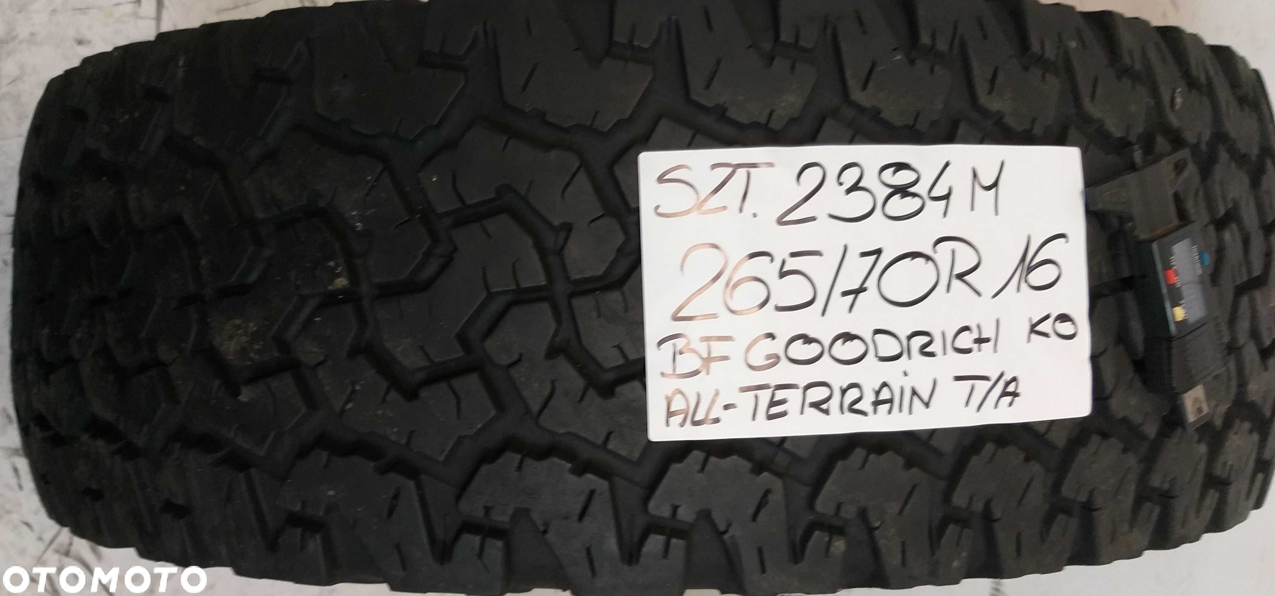 Szt 2384 Sztuka 235/70R16 BF GoodRich All-Terrain T/A K0 - 1