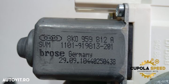 Motoras macara dreapta spate 8K0959812A Audi A4 B8/8K [2007 - 2011] - 2