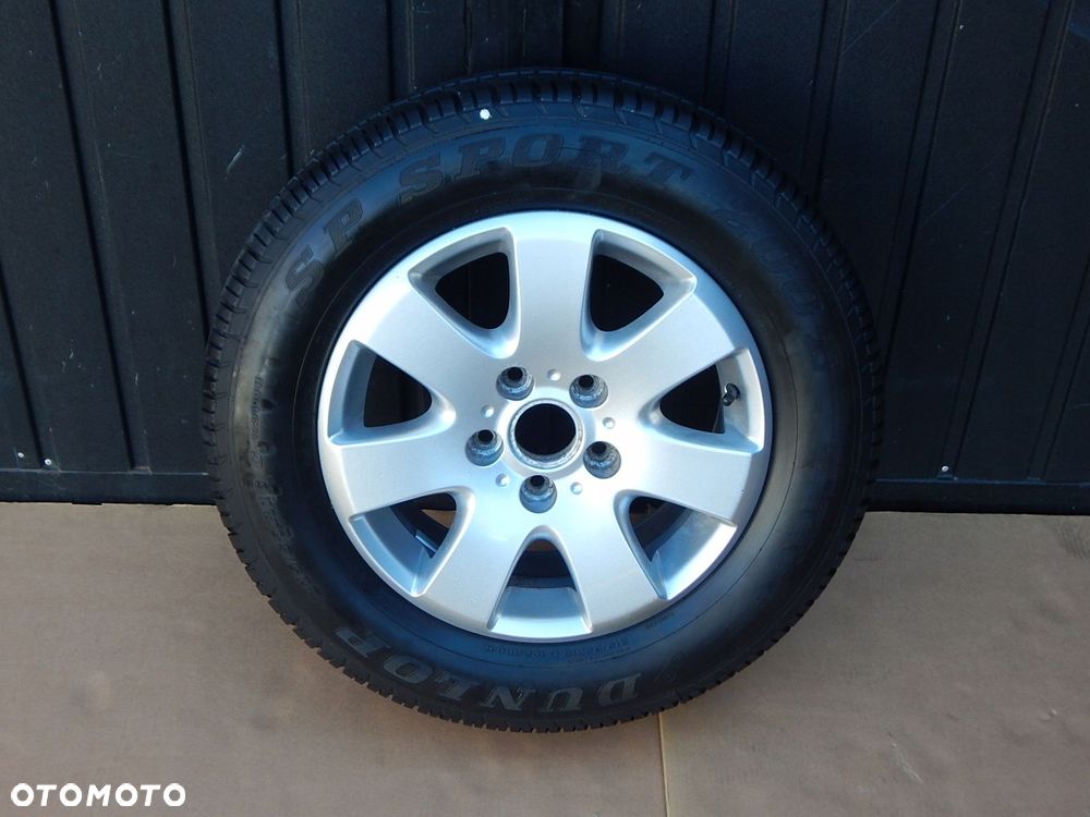vw t5 alufelga koło zapasowe opona dunlop 215/65 r16 bieżnik 7.83 - 1