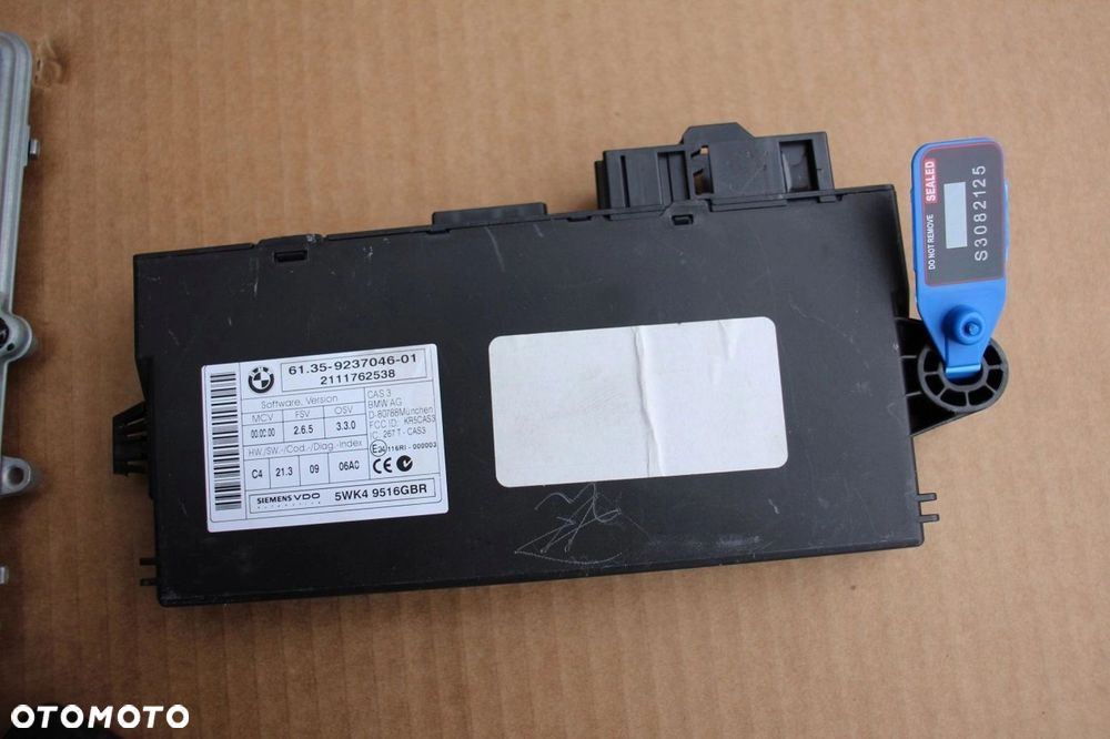 Zestaw startowy komputer sterownik CAS BMW n57 4.0D 306KM DIESEL 8512411 - 4