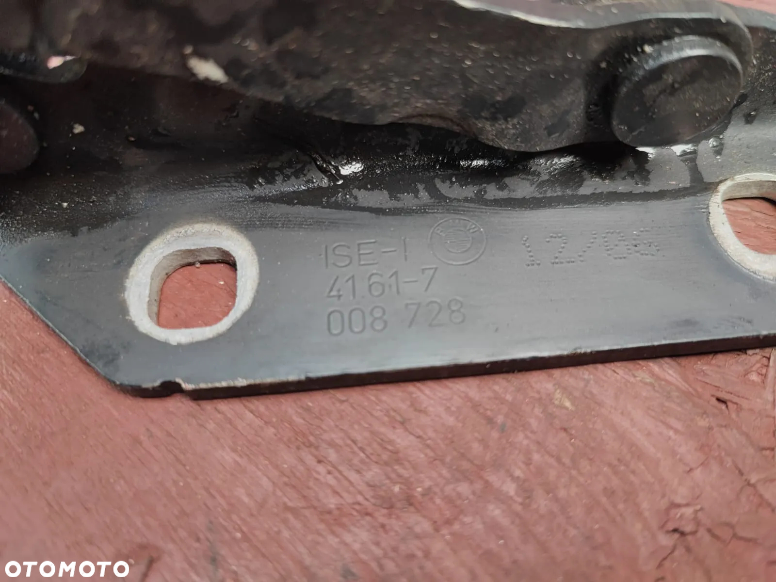 BMW E60 / E60 LCI / E61 / E61 LCI / . ORYGINALNE ZAWIASY MASKI LEWY / PRAWY + SIŁOWNIKI MASKI. O NR: 7 120 275 / 7 120 276 / 7 111 407 / 7 111 408. OEM. SPRAWNE W 100%. - 9
