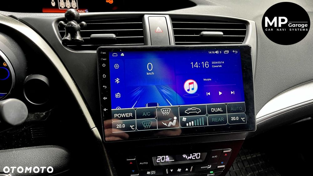 HONDA CIVIC 9 FK FB Nawigacja Android_14 Apple CarPlay/AA Qled Montaż - 14