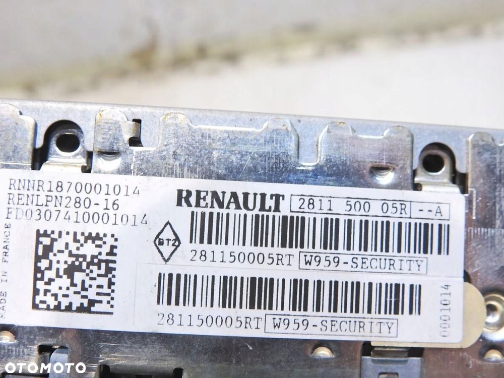 RADIO CD RENAULT LAGUNA III 281150005R 281150005RT - 5