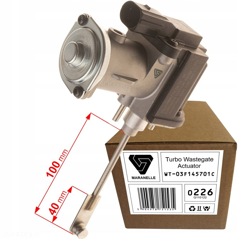 Nastawnik sterownik turbiny VW: Beetle Caddy Golf Jetta Polo Touran - 1.2 TSI [L=100] - 5