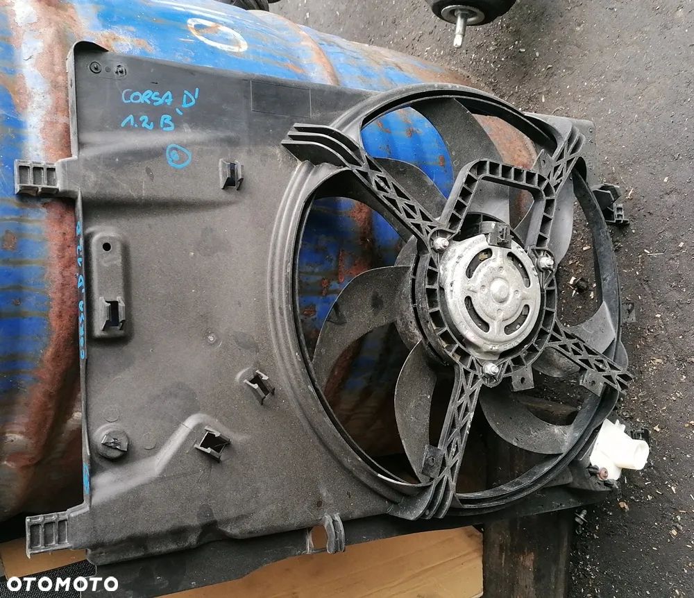 OPEL CORSA D 12r 3D WENTYLATOR CHŁODNIC 13263552,13249564 - 1