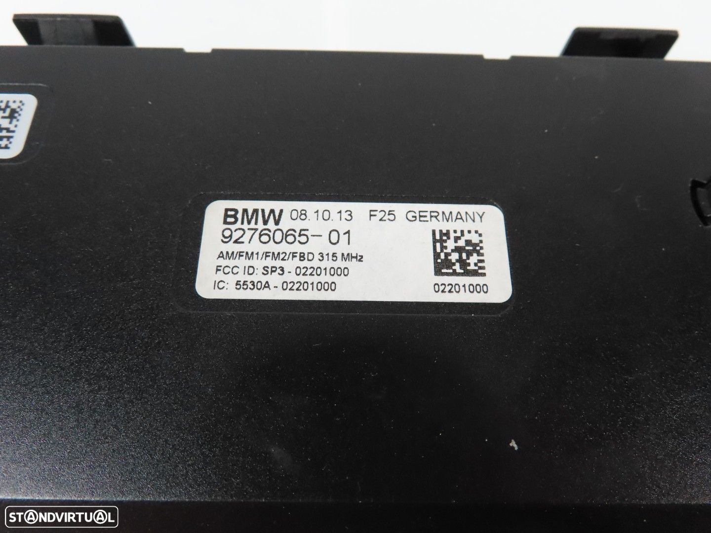 Amplificador antena Diversity 315 MHZ Seminovo/ Original BMW X3 (F25) 6520927606... - 5