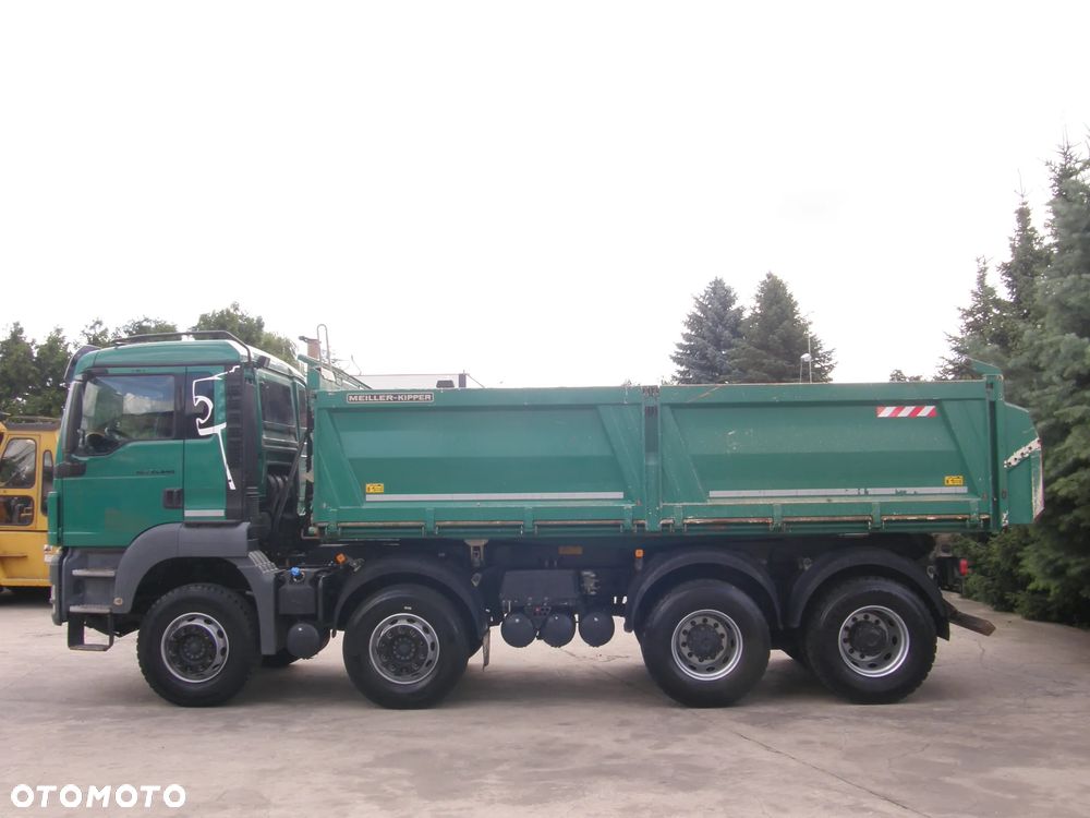 MAN TGS 35.440 8x4 2013rok manual wywrotka Meiller-Kipper z Niemiec - 10