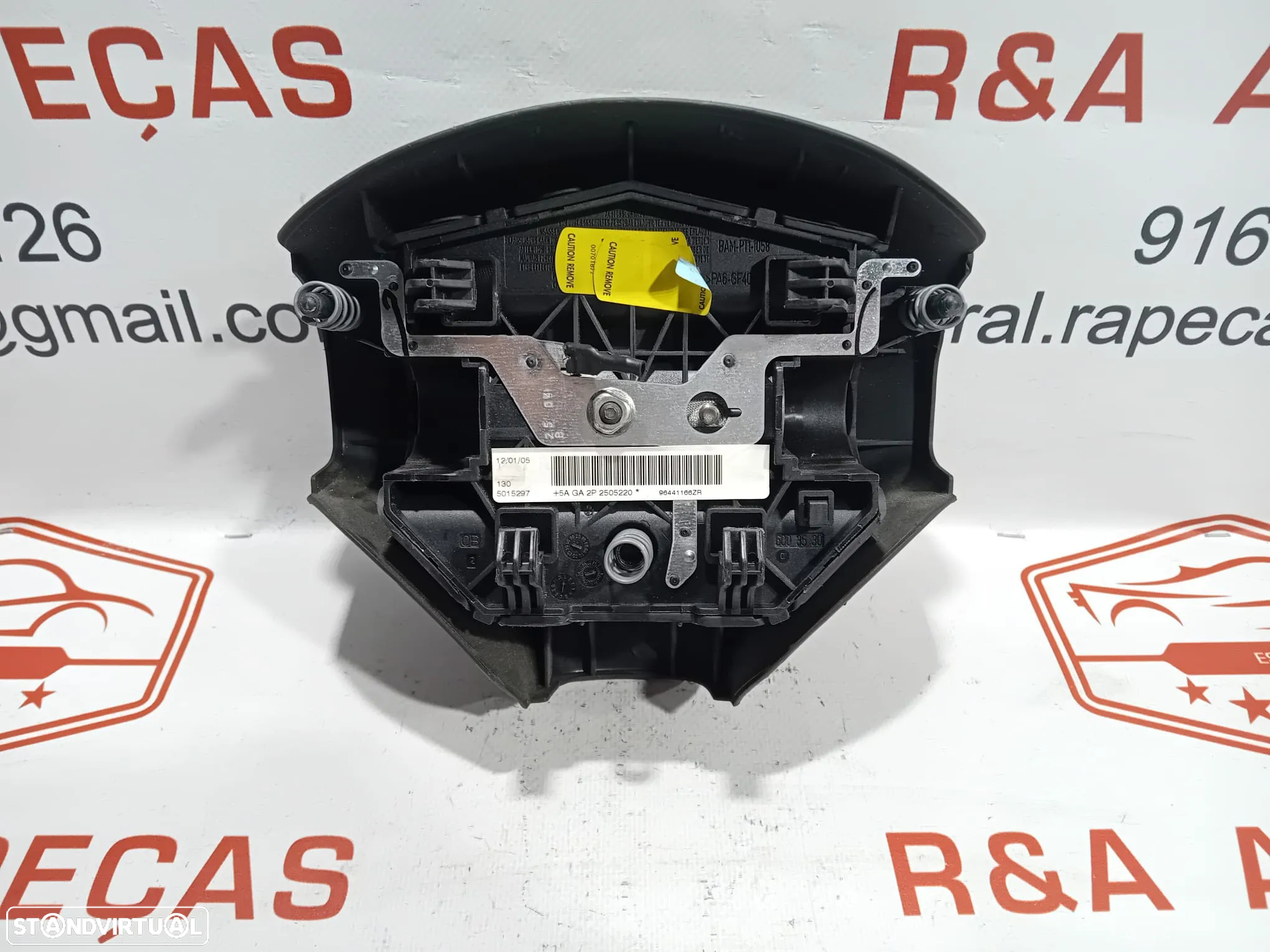 Airbag do Volante Peugeot 206 Ref 96441166ZR - 4