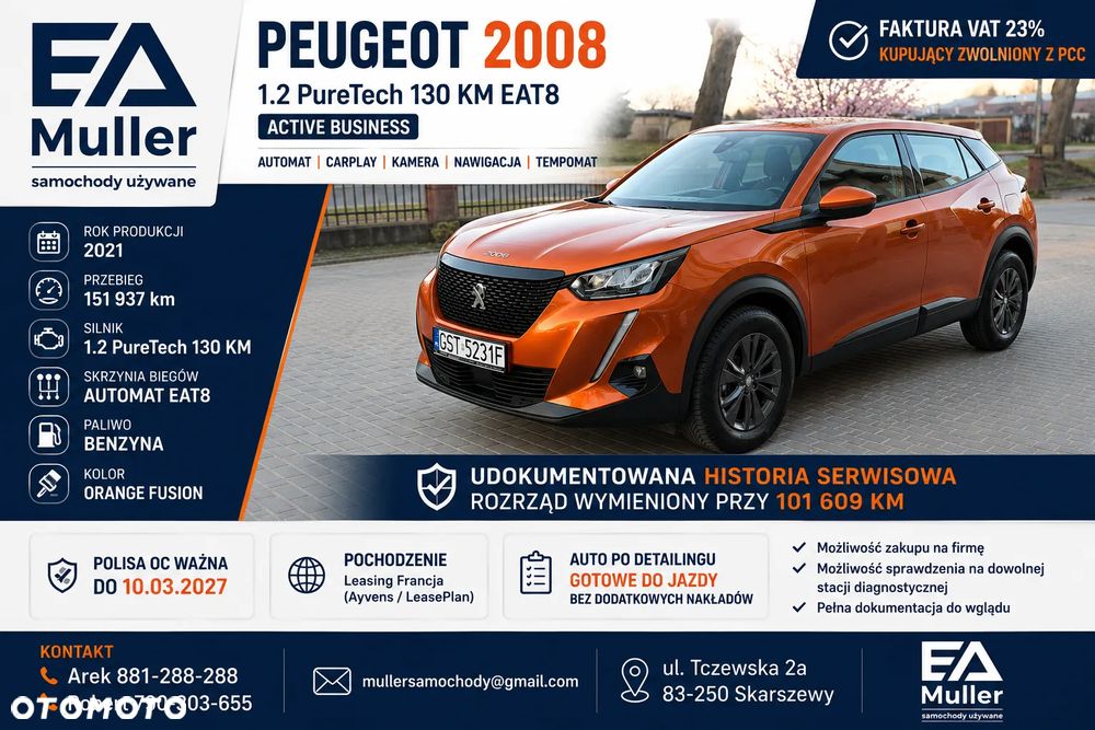 Peugeot 2008 PureTech 130 EAT8 Active - 2