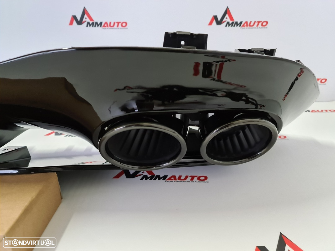 Difusor Traseiro Mercedes Classe A W177 Look A45 (Ponteiras Pretas) - 5