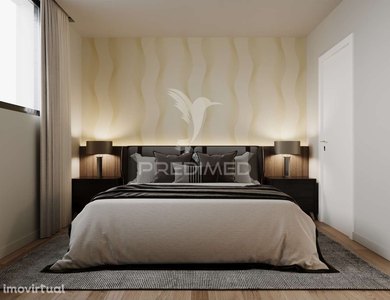 Penthouse T4 luxuoso amplo piscina privada e vista mar - Grande imagem: 2/15