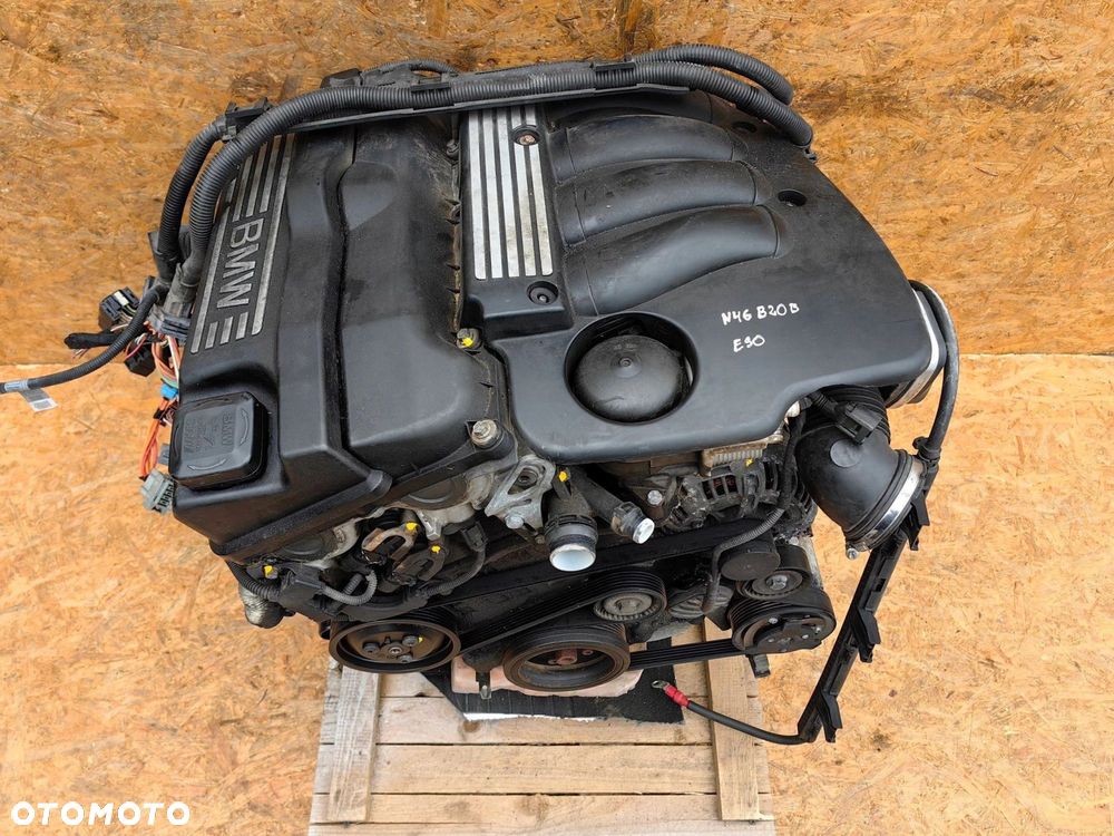 Silnik kompletny BMW e90 e91 N46B20B N46 2.0 150KM 110KW komplet GWARANCJA - 1