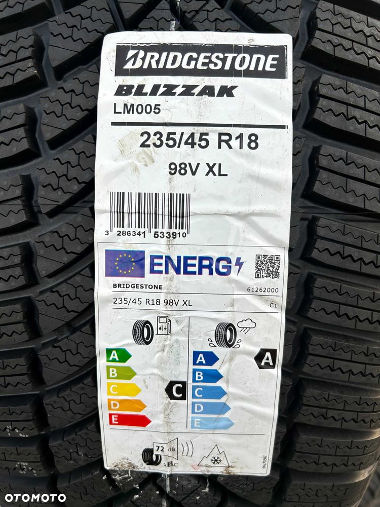 235/45R18 Bridgestone Blizzak LM005 98V XL 2021r - 4