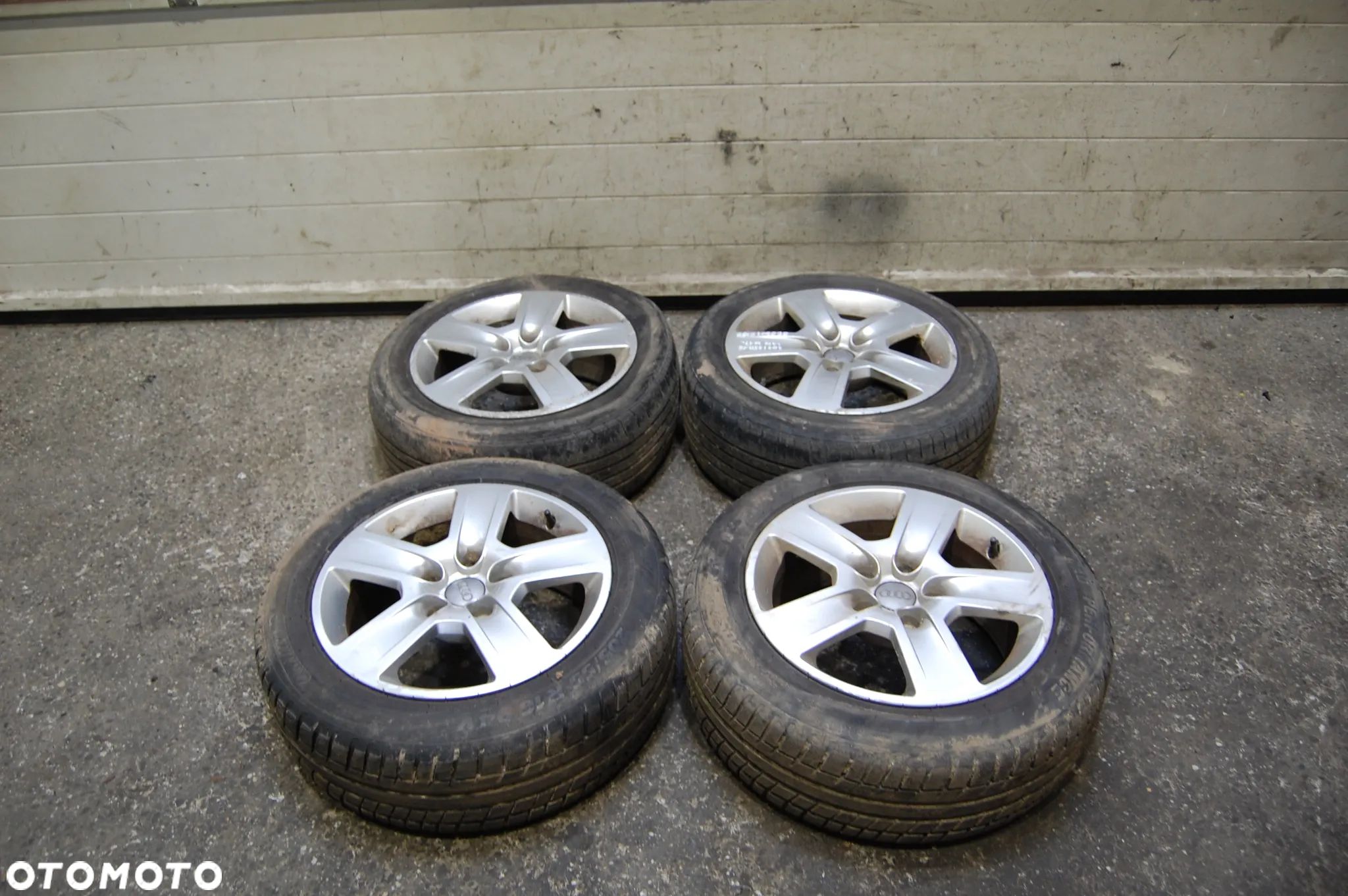 KOŁA FELGI ALUMINIOWE 8E0601025B 205/55R16 LATO 5X112 ET42 7J AUDI A4 B6 B7 SEAT SKODA - 1