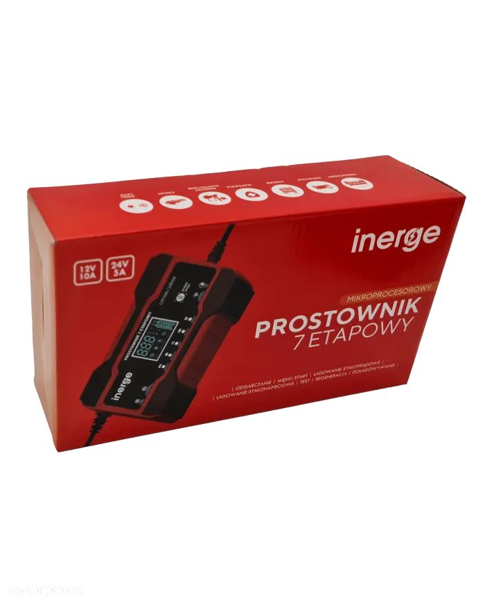 Prostownik 7 etapowy 12V10A/24V5A Inerge Rybnik - 1