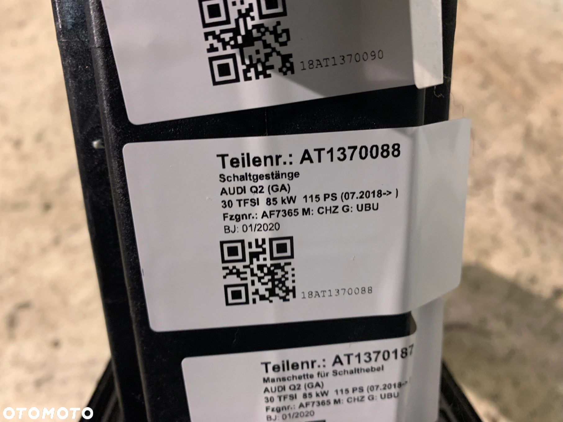 LEWAREK GAŁKA ZMIANY BIEGÓW MECHANIZM AUDI Q2 81A AUTOMAT 5Q2713025BH - 9