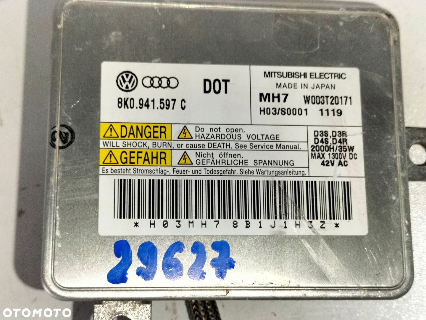 PRZETWORNICA XENON AUDI A4 B8 07- A6 C7 10- - 3