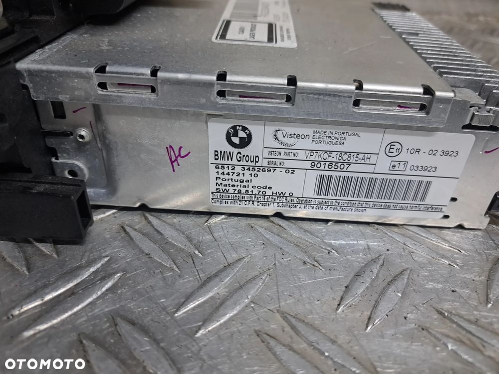 Radio CD Mini Cooper R56 3452697 - 2