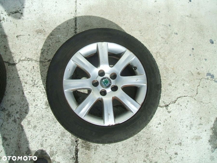 SKODA ROOMSTER FABIA VW POLO V 6R SEAT IBIZA FELGI KOŁO KOŁA 195/55/15 lato - 5