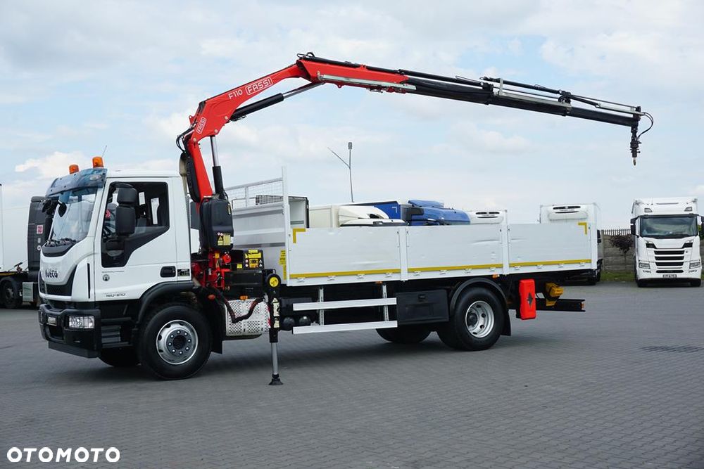 Iveco EUROCARGO / 160-21 / SKRZYNIOWY + HDS / FASSI F110 / ROTATOR / PILOT - 4
