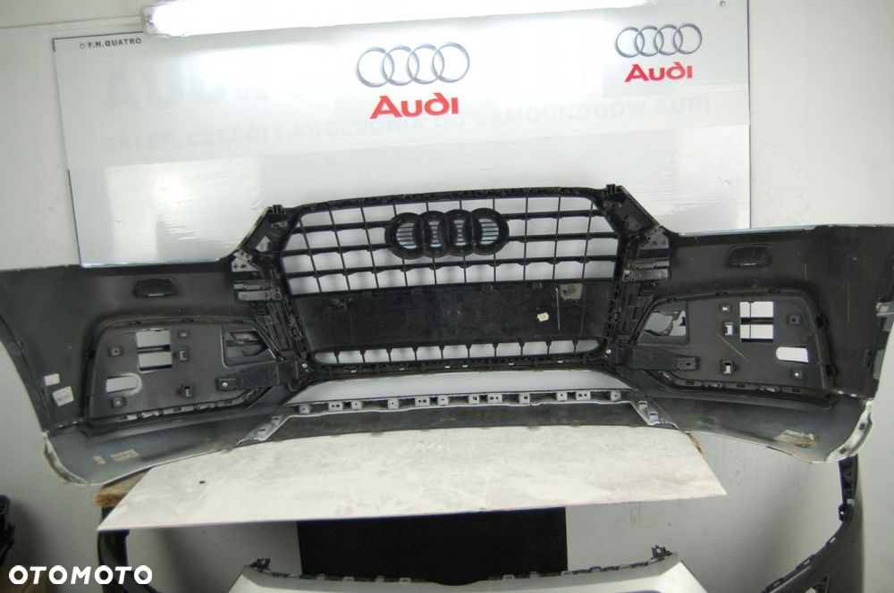 ZDERZAK AUDI Q3 8U 8U0 LIFT S-LINE 2015-2018 BLACK - 5