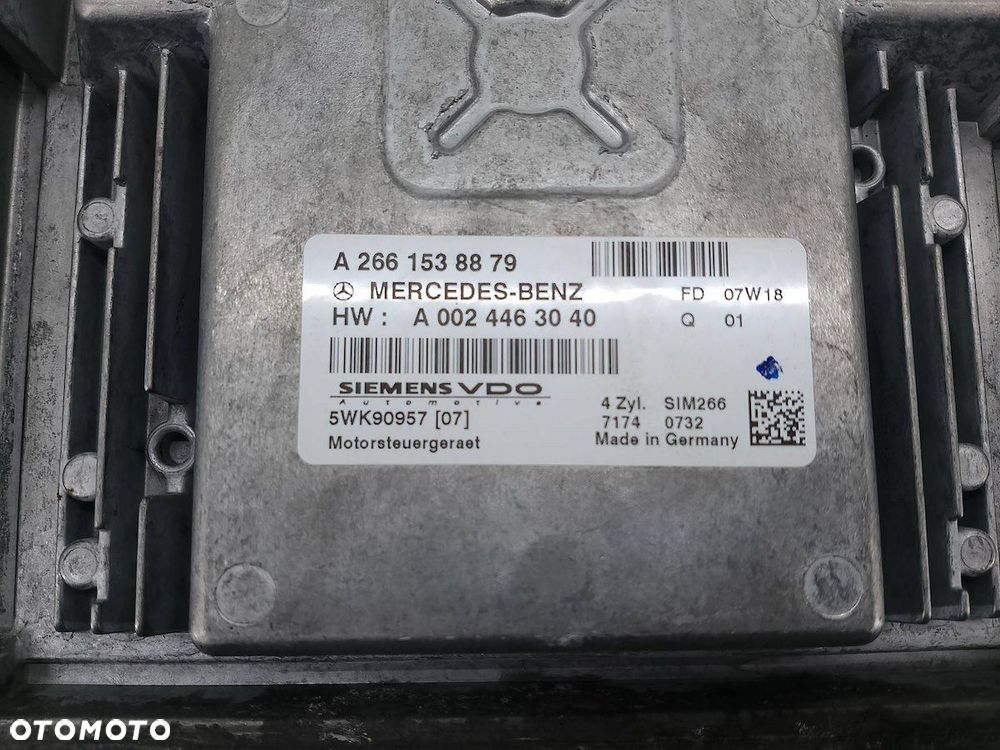 KOMPUTER, STEROWNIK MERCEDES KLASA B W245 A2661538879 A0024463040 5WK90957 - 2