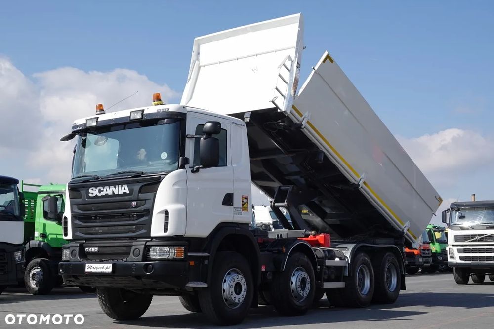 Scania G 480 / 8x4 / WYWROTKA / HYDROBURTA / BORDMATIC / MANUAL