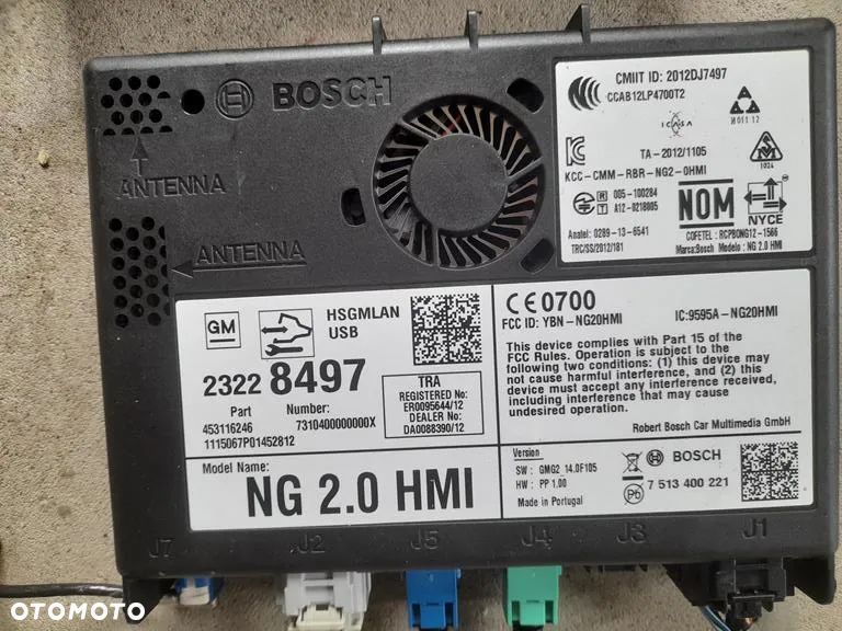 radio wyświetlacz nawigacja Komplet Opel Insignia A 26202389 - 22