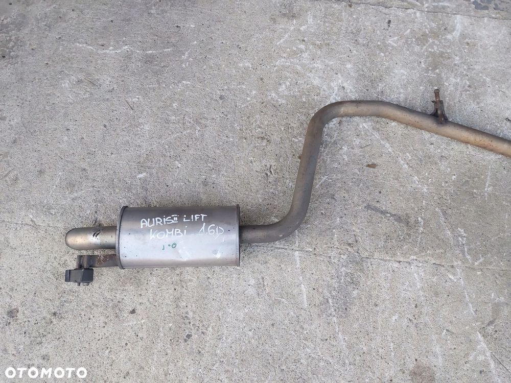 Toyota Auris II 1,6 d4d LIFT tłumik końcowy wydech rura 30R07 - 11