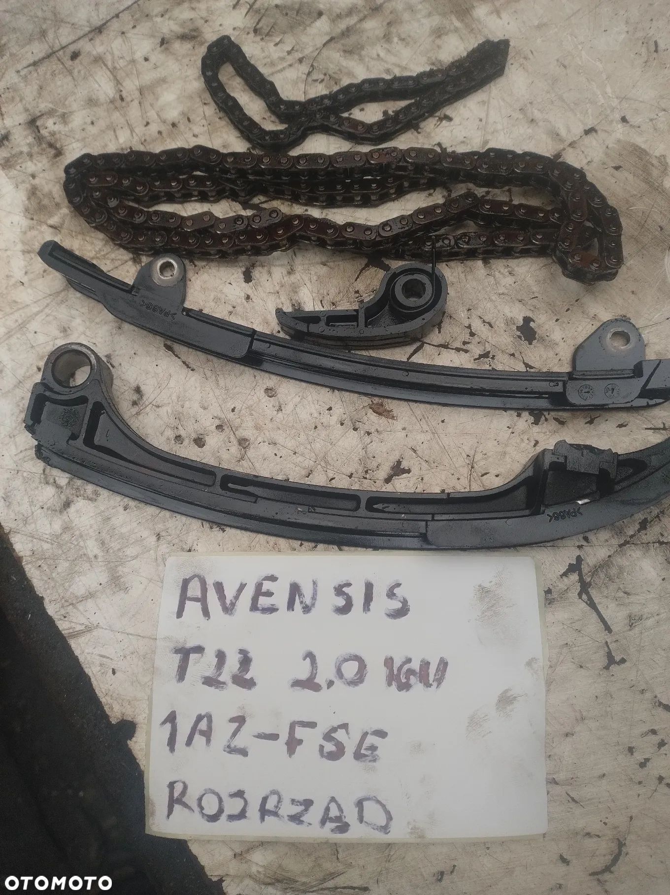 Toyota avensis T22 2,0 16V rozrząd łańcuch ślizgi 2,0vvti - 1