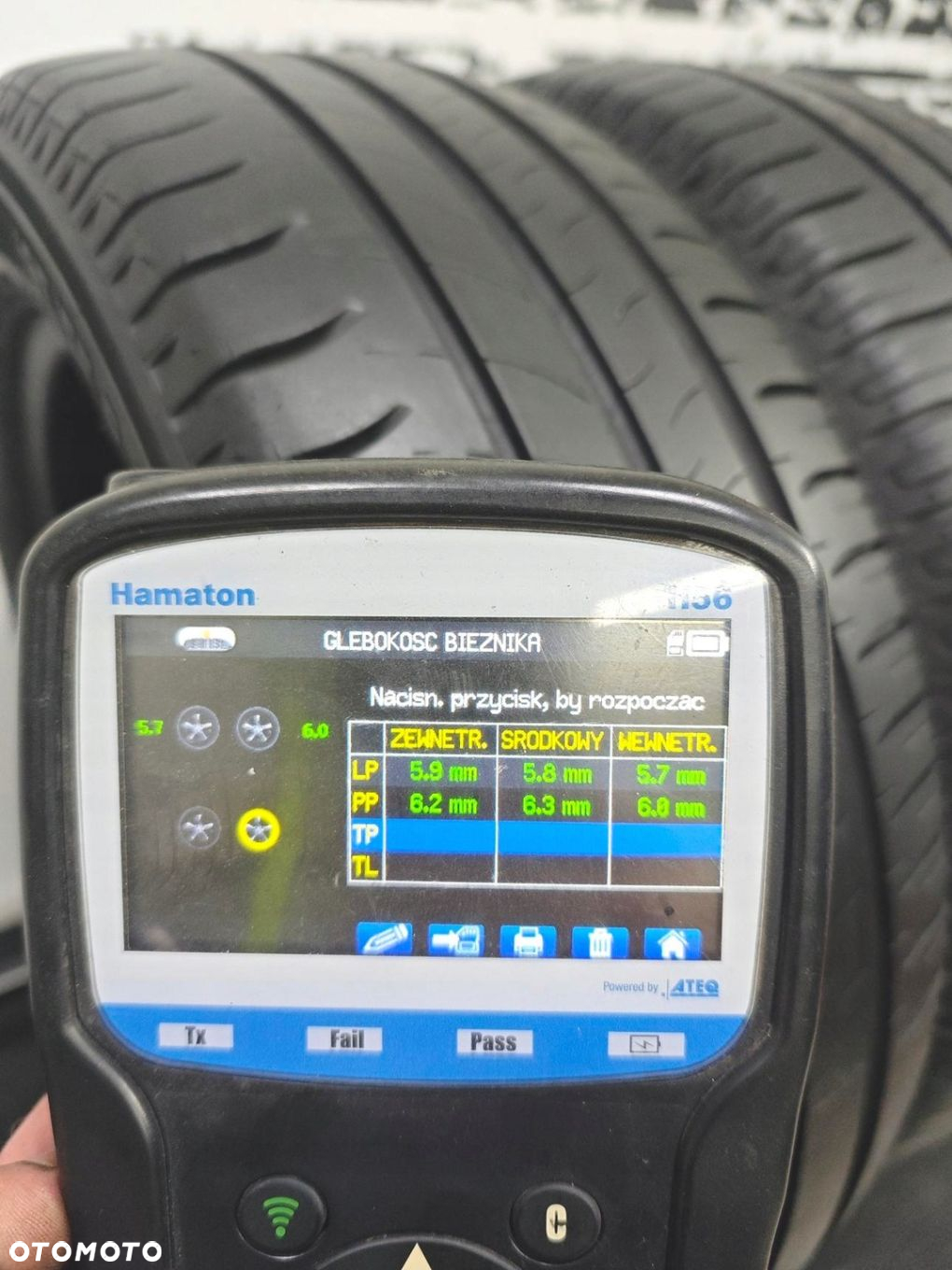 195/55R16 michelin 2016 opony letnie 5,5mm 50720 - 7