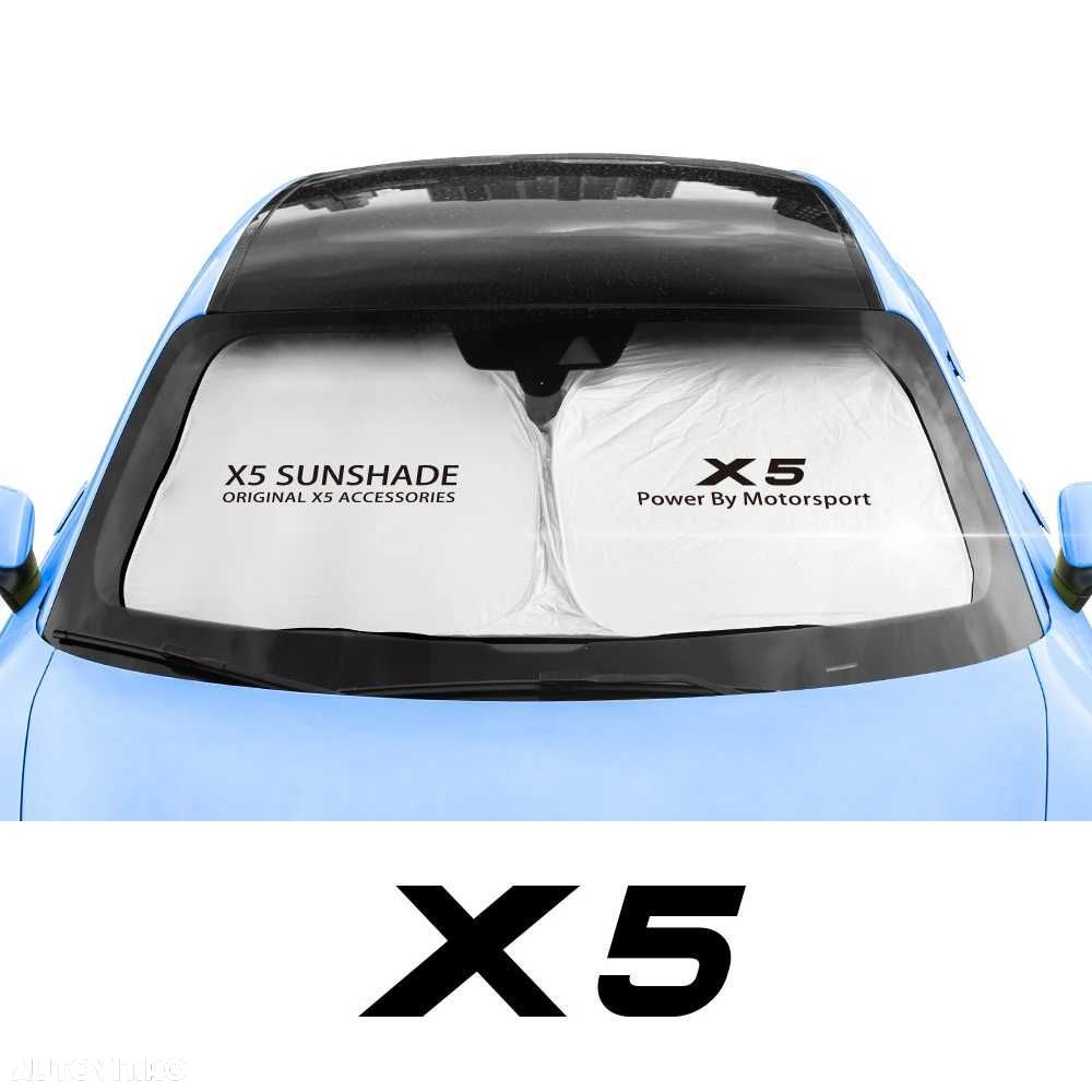 Parasolar AUTO Parbriz Dedicat BMW X5 E53 E70 F15 G05, 140x70cm - 2
