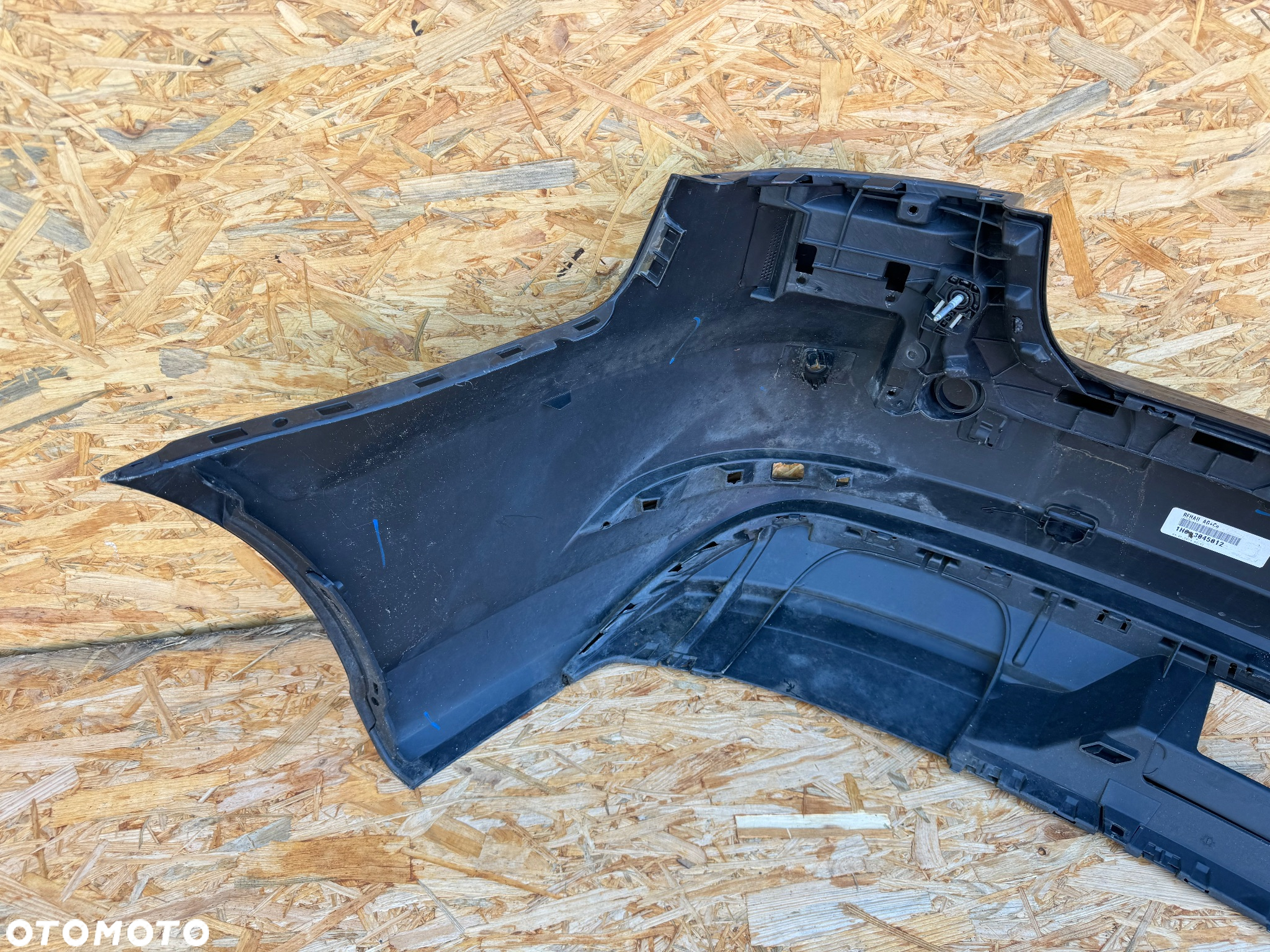 ZDERZAK TYŁ TYLNI AUDI A3 8V5 SEDAN LIFT DYFUZOR SPOILER CZARNA LISTWA 8V5807511F 8V5807521AE ORYGINAŁ - 10