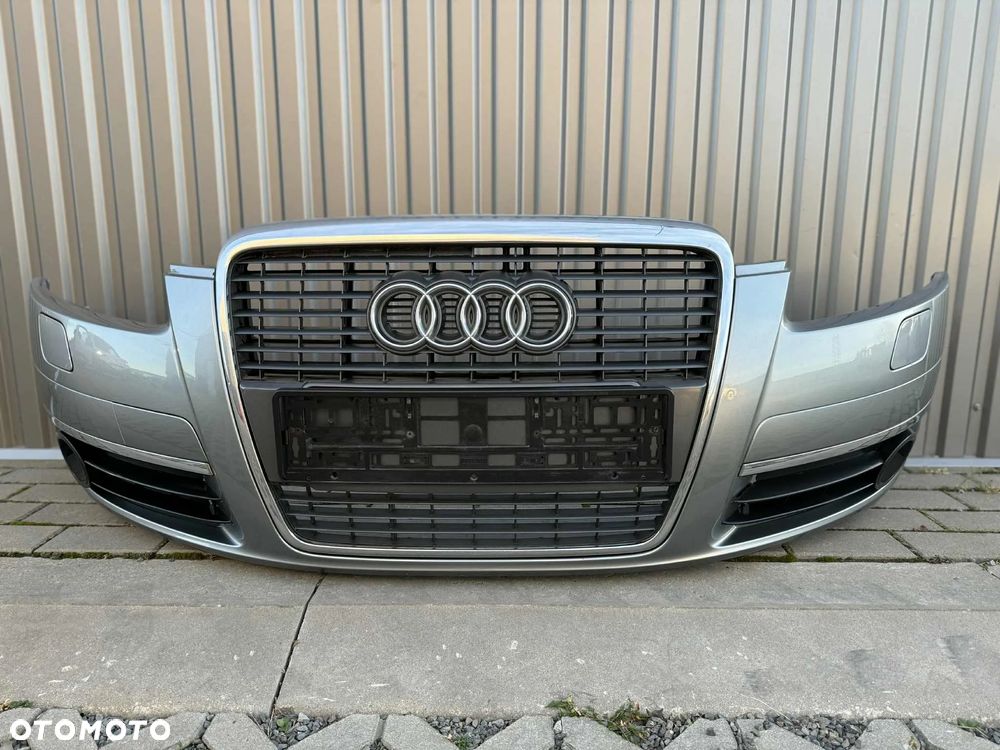 Audi A6 C6 Zderzak Przód Przedni Kompletny LY7G Spryskiwacze 04-08 - 4