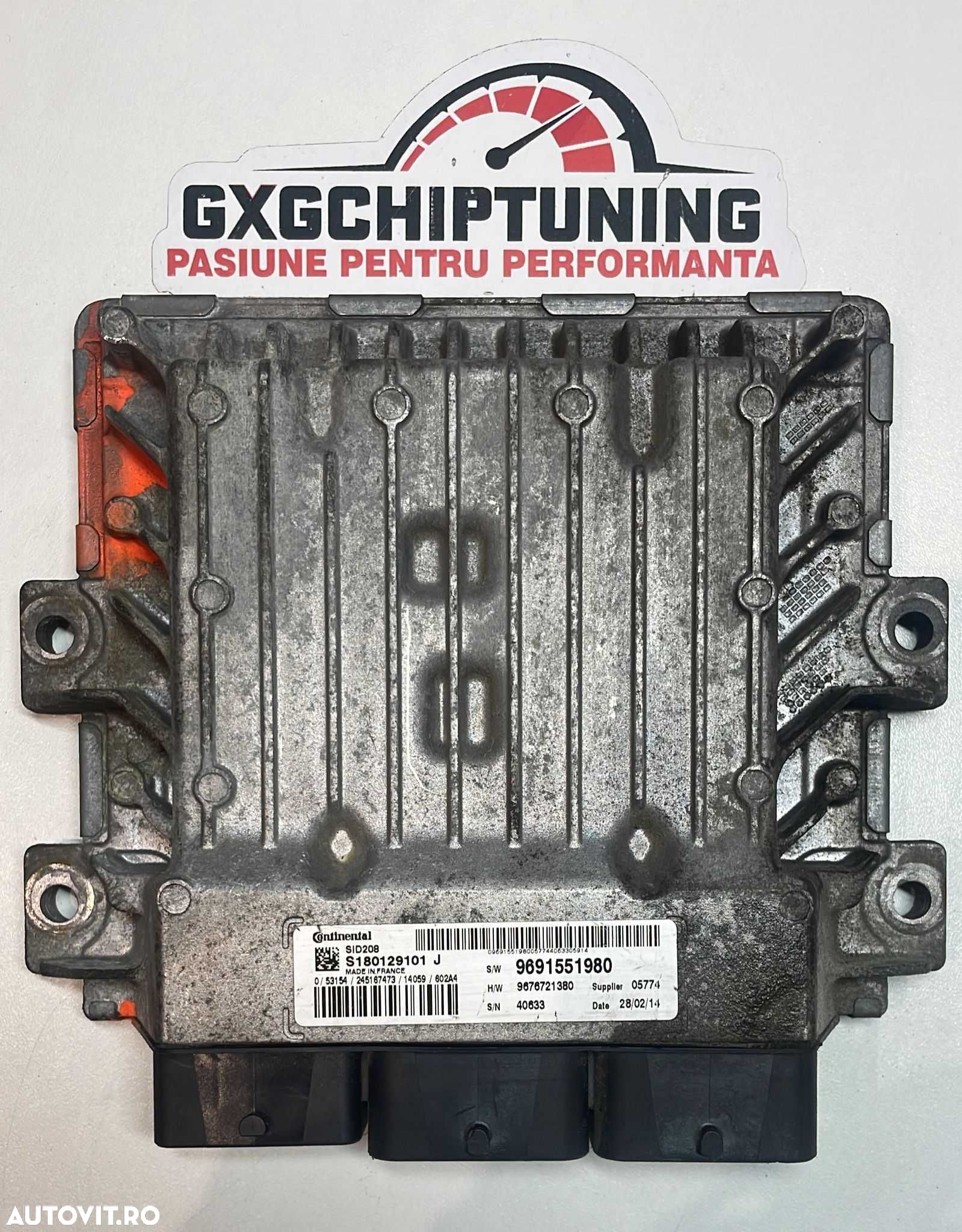 ECU Citroen Jumper Peugeot Boxer 9691551980 S180129101J SID208 VIRGIN - 1