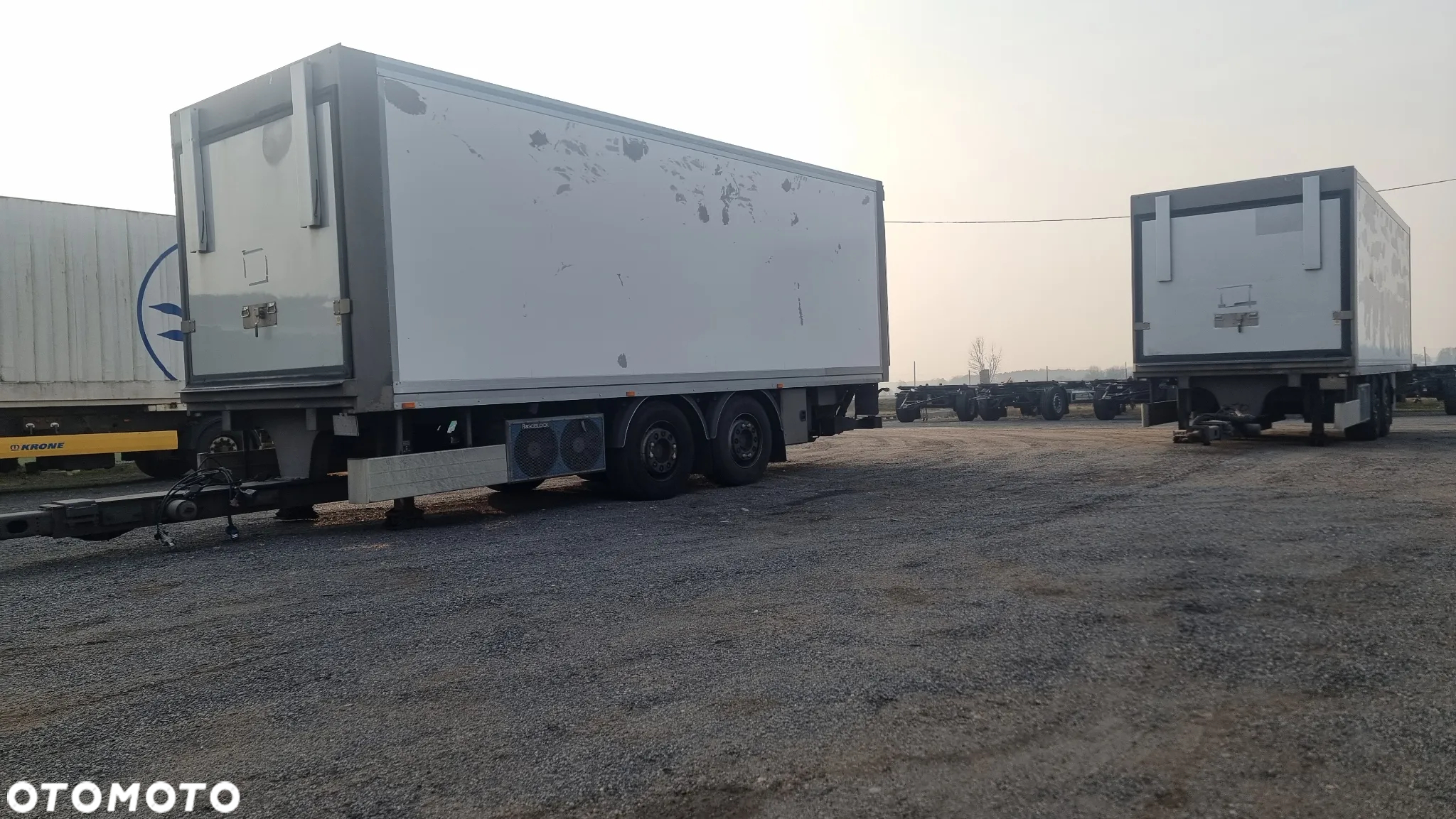 Inny 2x 21.000zł netto TANDEM IZOTERMA/KONTENER 7.35x2.20 PRZEJAZDOWY WINDA 2016 ROK DOLNY ZACZEP RAMA OCYNK MOŻLIWOŚĆ TRANSPORTU - 2