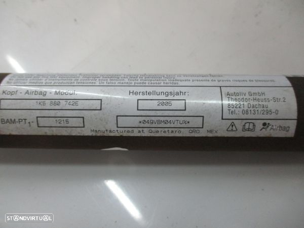 Airbag Cortina Dto Volkswagen Jetta Iii (1K2) - 4