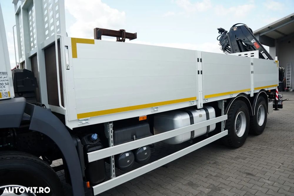 Mercedes-Benz AROCS 2640 / 6x4 / LIVRARE 6,5 M + HDS HIAB X- Hiduo 158 DS- 4 / MAX 4.700 KG / RADIOCOMANDĂ / ROTATOARE / FURCĂ PENTRU PALEȚI / EURO 6 - 16